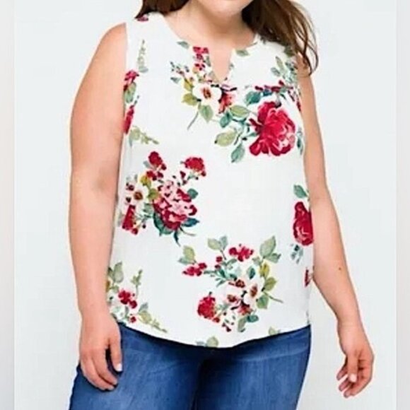 Papermoon Suchi Smocked Yoke Knit Tank Top NWOT - Picture 1 of 4